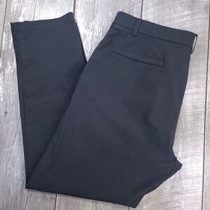 Lululemon Mens Commission Relaxed Fit Pants Size 38x30 Obsidian Warpstreme